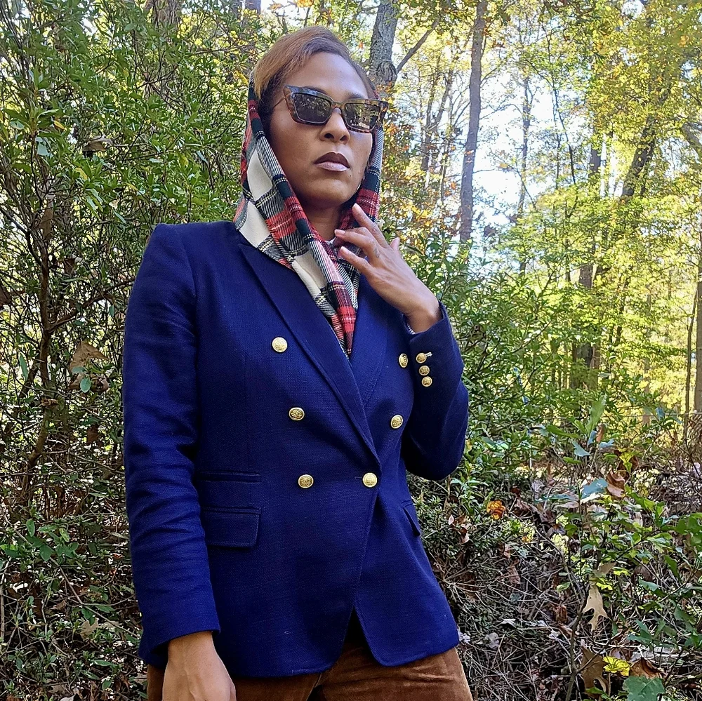 Plaid Zephyr Wool Scarf